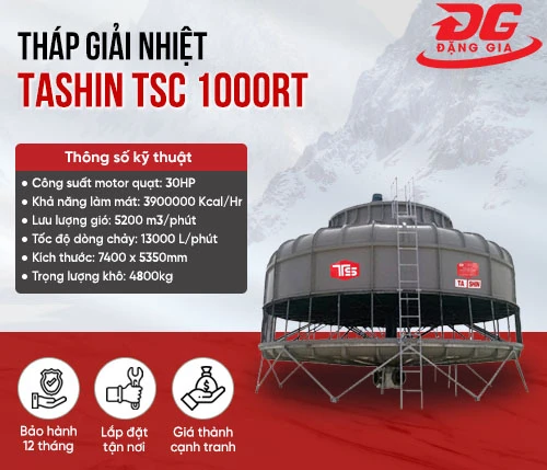 Tháp hạ nhiệt nước TASHIN TSC 1000RT 2