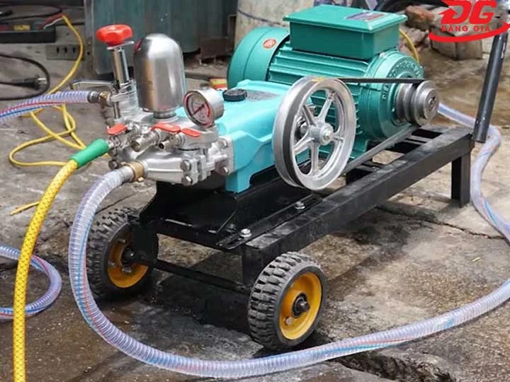 Lắp đặt motor máy rửa xe 5,5kW