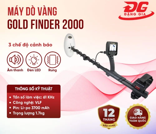 Máy dò vàng Gold Finder 2000 2