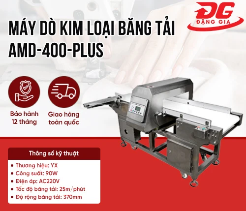 Máy dò kim loại băng tải AMD-400-Plus 2
