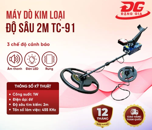Máy dò kim loại độ sâu 2m TC-91 2