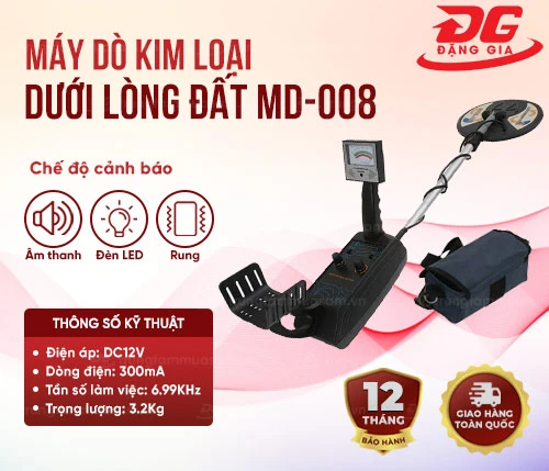 Máy dò kim loại dưới lòng đất MD-008 2