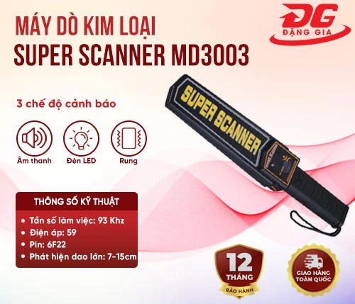 Máy dò kim loại Super Scanner MD3003 2