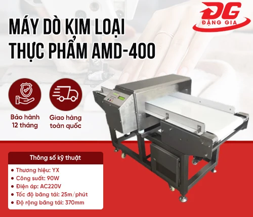 Máy dò kim loại thực phẩm AMD-400 2