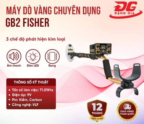 Máy dò vàng chuyên dụng GB2 Fisher 2