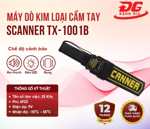Máy dò kim loại cầm tay Scanner TX-1001B 2