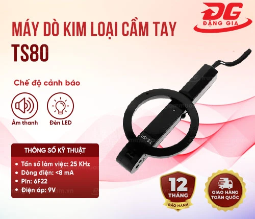 Máy dò kim loại cầm tay TS80 2