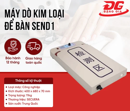 Máy dò kim loại để bàn SEND1 2