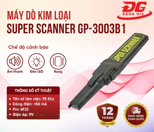 Máy dò kim loại Super Scanner GP-3003B1 2