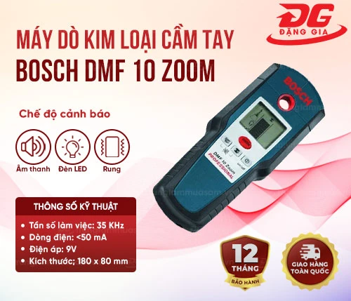 Máy dò kim loại cầm tay Bosch DMF 10 Zoom 2