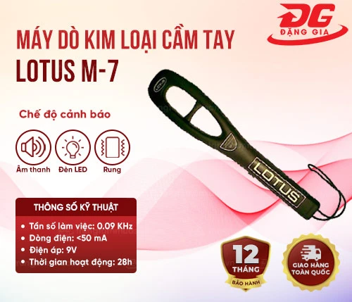 Máy dò kim loại cầm tay Lotus M-7 2