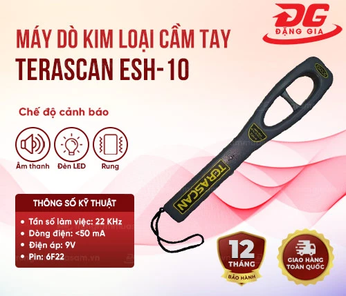 Máy dò kim loại cầm tay Terascan ESH-10 2