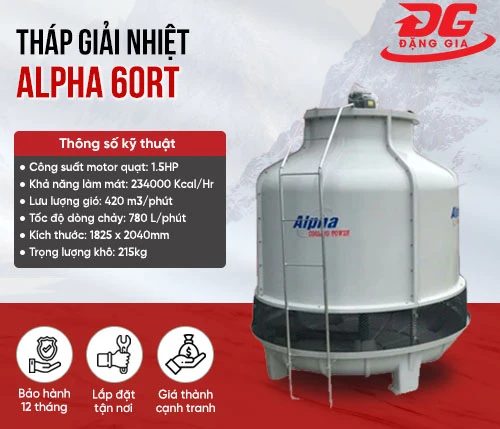 Tháp giải nhiệt nước Alpha 60RT 2