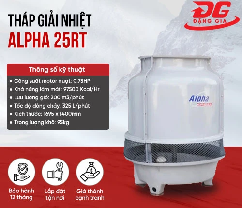 Tháp giải nhiệt nước Alpha 25RT 2