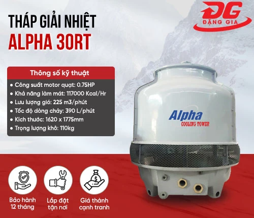 Tháp giải nhiệt nước Alpha 30RT 2