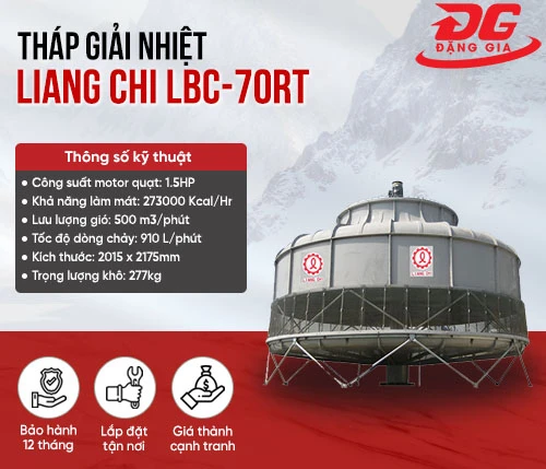 Tháp giảm nhiệt Liang Chi LBC-70RT 2