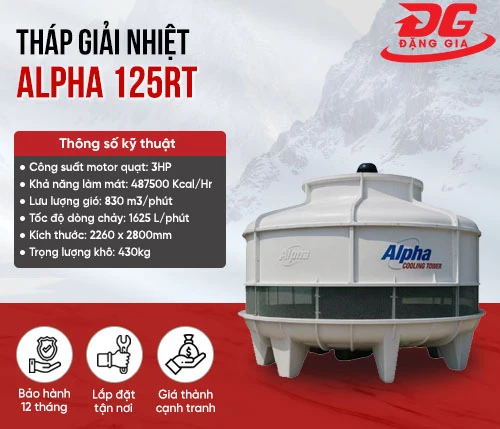 Tháp giải nhiệt nước Alpha 125RT 2