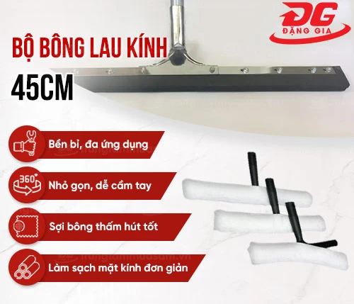 Bộ bông lau kính 45cm 2