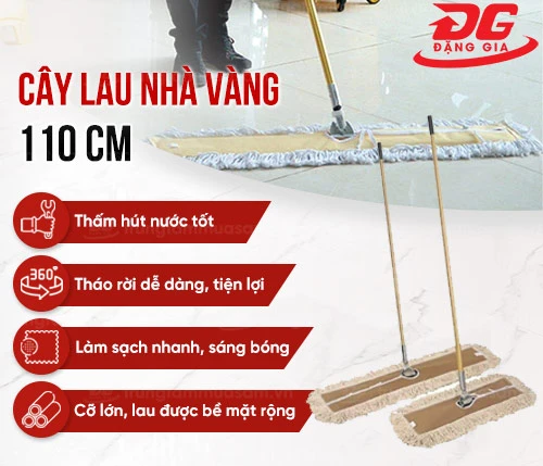 Cây lau nhà vàng 110 cm 2