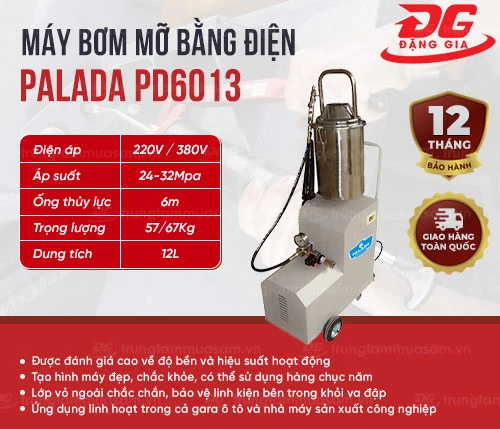 Máy bơm mỡ bằng điện Palada PD6013 2