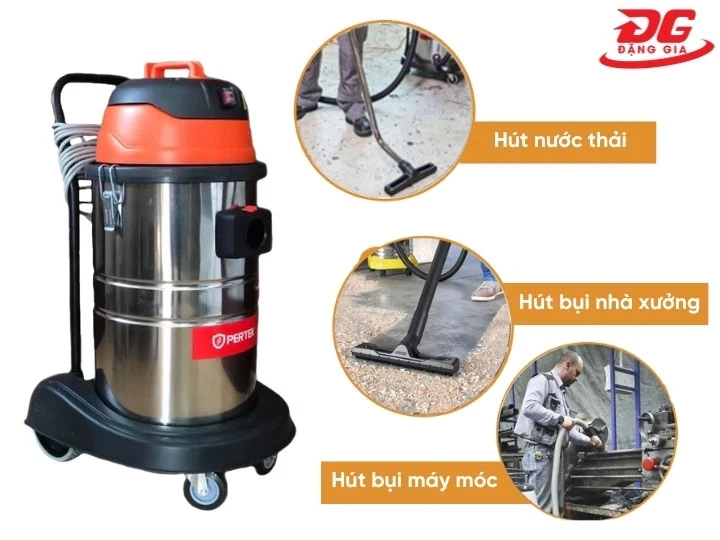 Máy hút bụi sàn nhà công nghiệp 2000W Pertek PT40