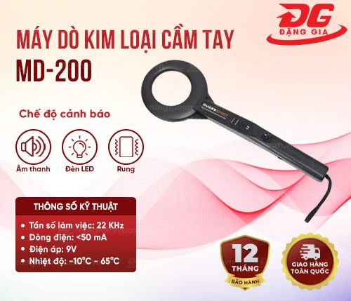 Máy dò kim loại cầm tay MD-200 2