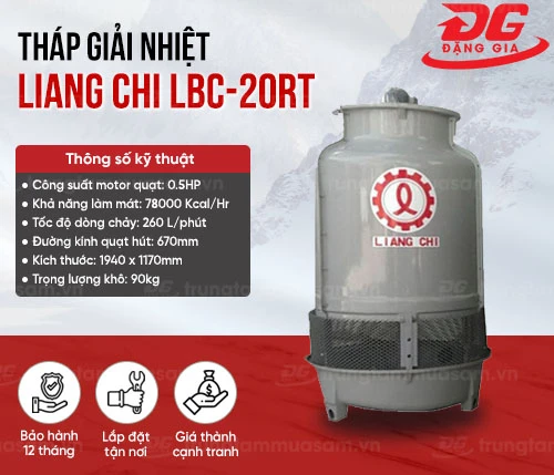 Tháp giải nhiệt Liang Chi LBC-20RT 2