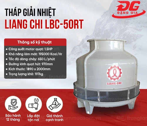 Tháp giải nhiệt Liang Chi LBC-50RT 2