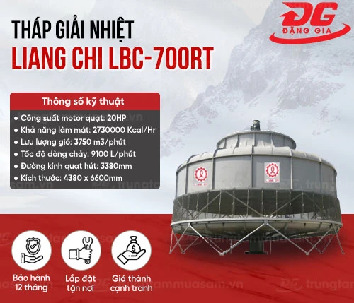 Tháp giải nhiệt công nghiệp Liang Chi LBC-700RT 2
