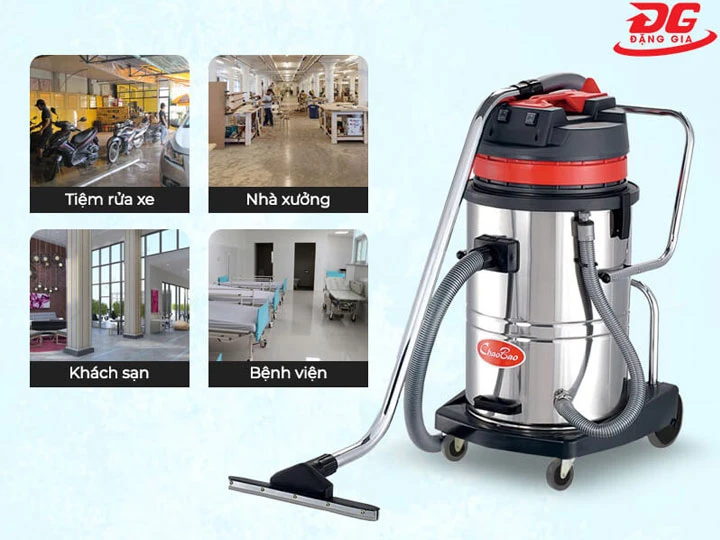 Ứng dụng máy hút bụi công nghiệp 2000W