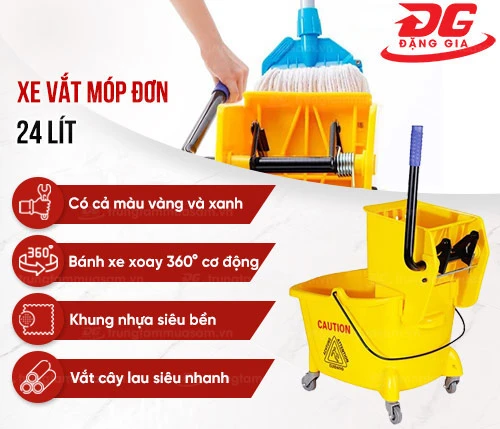Xe vắt móp đơn 24 lít 2