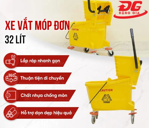 Xe vắt móp đơn 32 lít 2