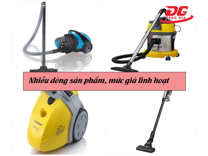 máy hút bụi 1500W đa dạng sản phẩm