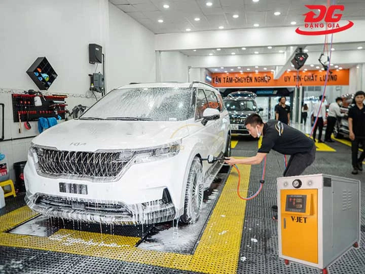 Máy bơm rửa xe công nghiệp V-JET Steammer 36E bền