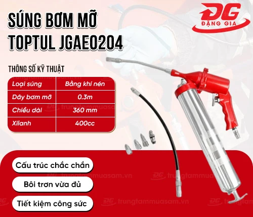 Súng bơm mỡ Toptul JGAE0204 2