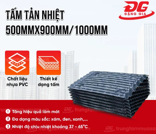 Tấm tản nhiệt 500mmx900mm/1000mm 2