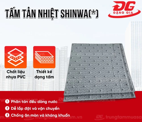 Tấm tản nhiệt dùng cho Tháp giải nhiệt SHINWA(*) 2
