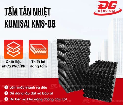 Tấm tản nhiệt Kumisai KMS-08 2