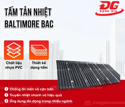Tấm tản nhiệt dùng cho Tháp giải nhiệt BALTIMORE BAC 2