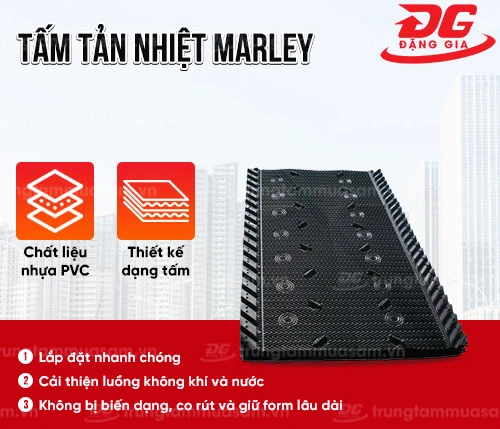 Tấm tản nhiệt dùng cho Tháp giải nhiệt MARLEY 2