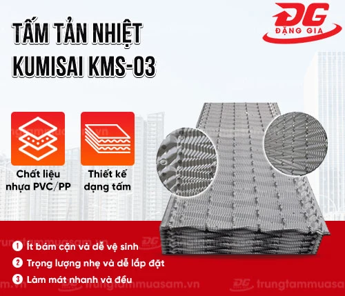 Tấm tản nhiệt Kumisai KMS-03 2