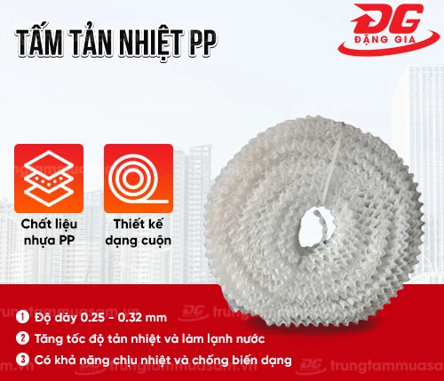 Tấm tản nhiệt PP 2