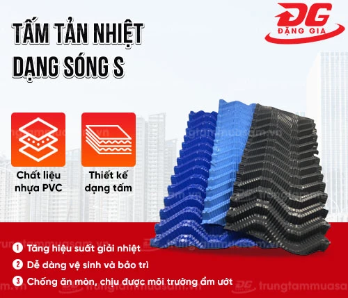 Tấm tản nhiệt dạng sóng S 2