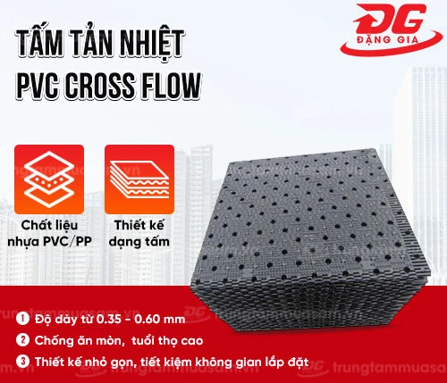 Tấm tản nhiệt PVC CROSS FLOW 2