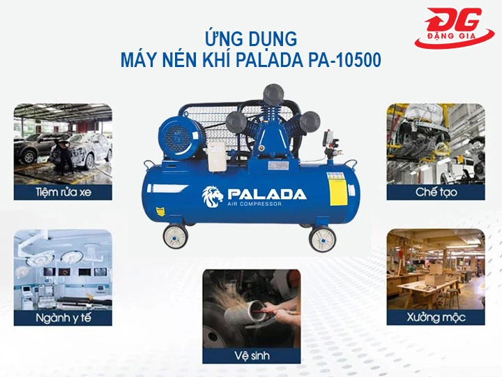 ứng dụng của Máy nén khí Palada PA-10500