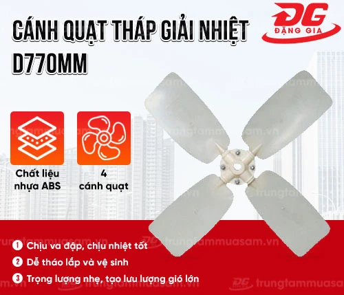 Cánh quạt tháp giải nhiệt D770mm 2