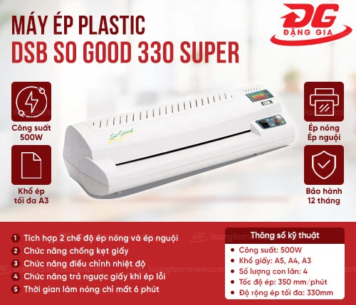 Máy ép plastic DSB SO-GOOD 330 SUPER 2
