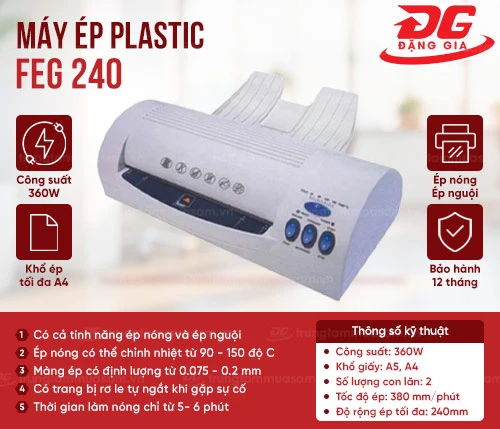 Máy ép plastic FEG 240 2