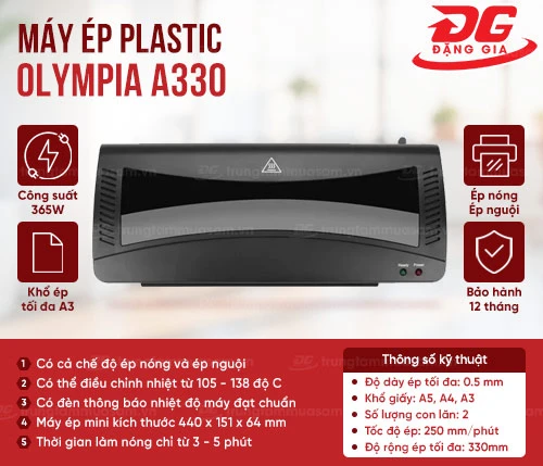 Máy ép plastic Olympia A330 2