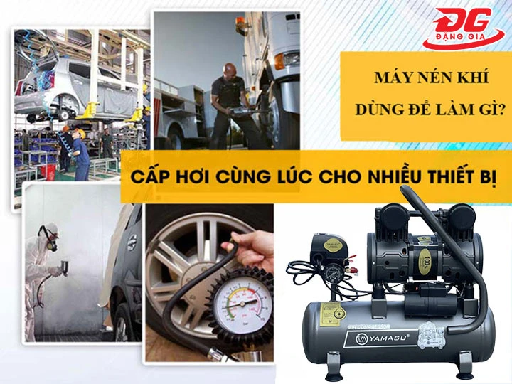 ứng dụng của máy nén khí Yamasu